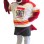 Red Hawk Mascot Costume