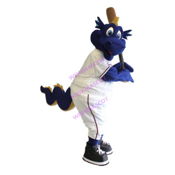 blue dragon Mascot Costume
