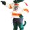 green panther Mascot Costume