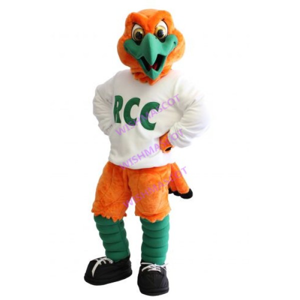 Orange Hawk Mascot Costume