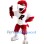 Red Hawk Mascot Costume