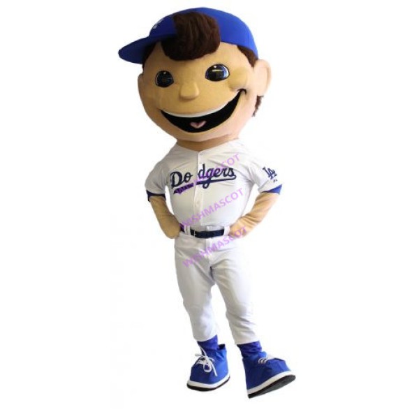 LA Dodgers Bobbleheads White Mascot Costume