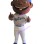 LA Dodgers Bobbleheads Brown Mascot Costume
