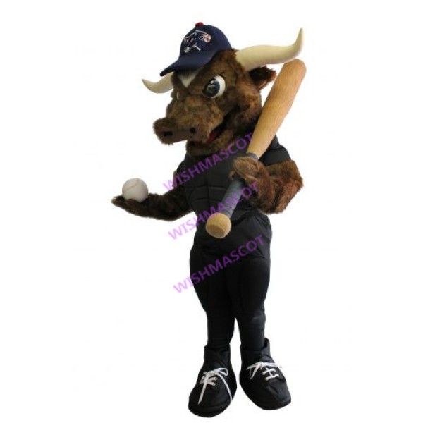 Longhorn Baseball Mascot Costume