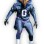Blue Sprot Hawk Mascot Costume
