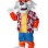 Pink Shel Resort  Sparky Mascot Costume