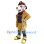 Calgary Fire Dept Mascot Costume