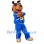 Quik Trip  Dr Dogg Mascot Costume