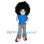 Grupo Bimbo Negrito Mascot Costume