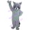 Long Fur Grey Raccoon Mascot Costume