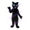Black Cat Mascot Costume All Over
