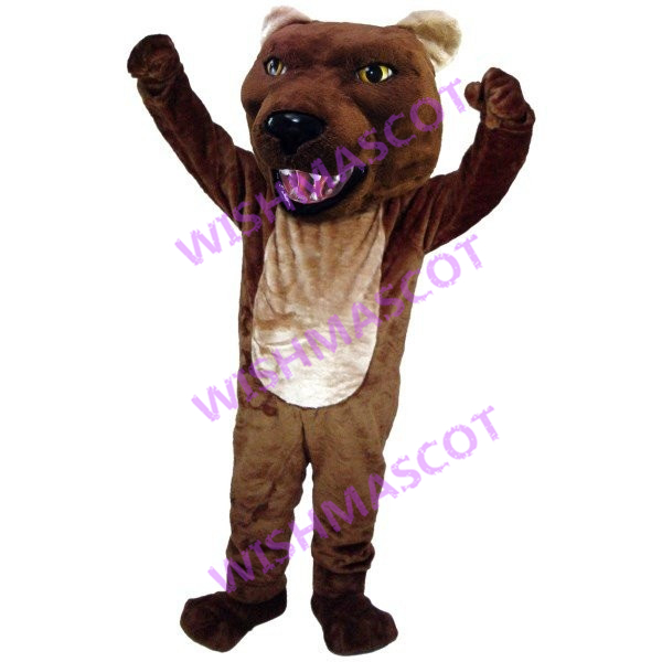 Evil Brown Dog Mascot Costume