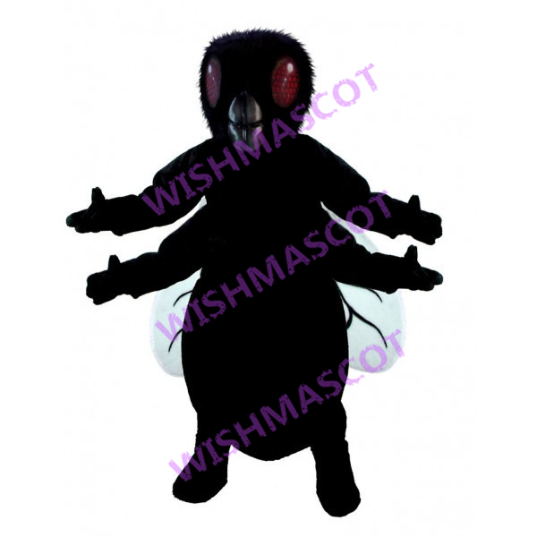 Red Eyes Fly Mascot Costume