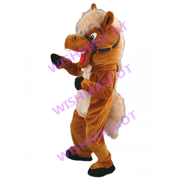 Restless Saddled Horse Mascot Costume