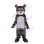 Stunned Grey Tiger Mascot Costume