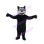 Black Dog With Pointy Ears Mascot Costume