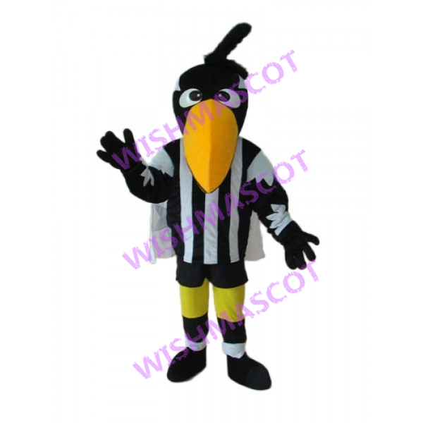 Woodpecker Mascot Costume In Striped Sports Shirt