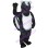 Blue Eyes Skunk Mascot Costume