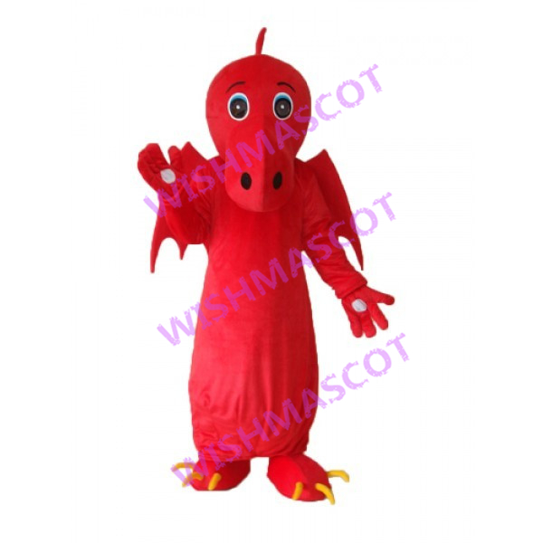 Whole Red Dragon Mascot Costume