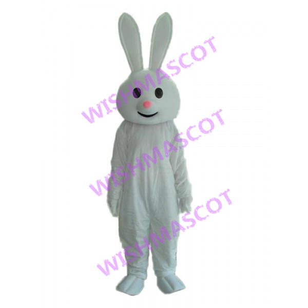 Little White Bunny Mascot Costume