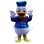 Donald Duck With Navy Suit Mascot Costume