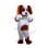 Well-behaved Brown & White Dog Mascot Costume