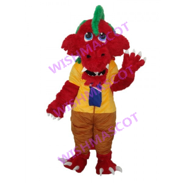 Chinese Dragon Mascot Costume Wearing Shirt