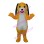 Cute Yellow & White Dog Mascot Costume