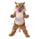 Vigorous Brown Tiger Mascot Costume