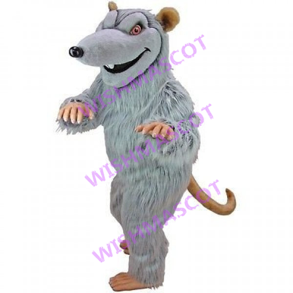Languorous Long Fur Mouse Mascot Costume