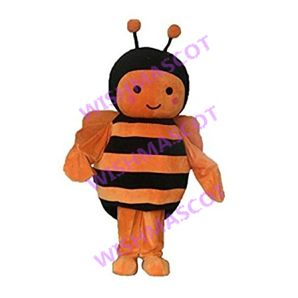 Fat Orange Little Bee Mascot Costume