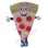 Piece Of Cheese Sausage Pizza Mascot Costume