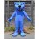 Navy Blue Leopard Mascot Costume
