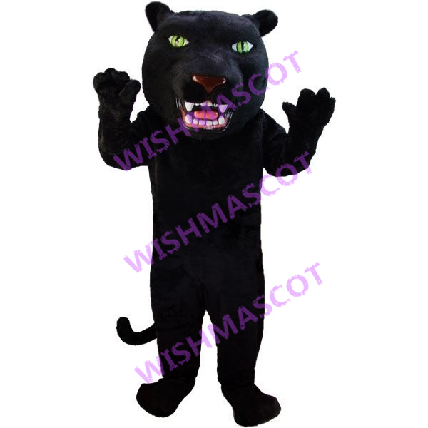 Green Eyes Panther Mascot Costume
