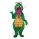 Crocodile With Big Open Mouth Mascot Costume
