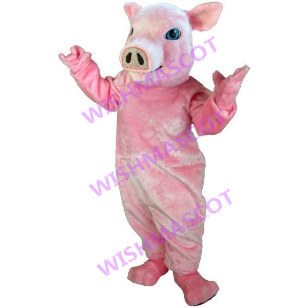 Seriously Pink Pig Mascot Costume