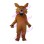 Bellowing Brown Tiger Mascot Costume