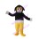 Lifesome Tiger Mascot Costume Wearing Warm Hoodie