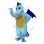 Light Blue Dragon Mascot Costume Without Threat