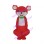 Carefree Red Baby Kangaroo Mascot Costume