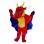 Expressive Red Charizard Mascot Costume