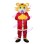 Tiger In New Year Costume Mascot Costume