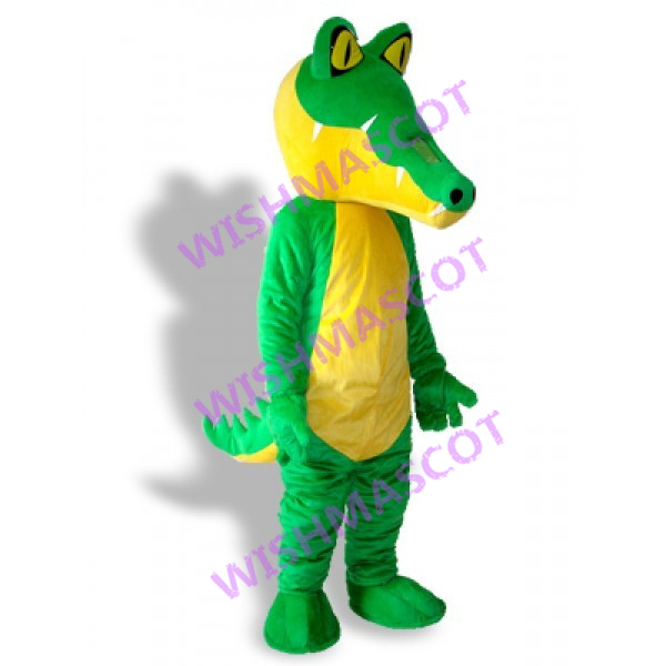 Bloody Green Crocodile Mascot Costume