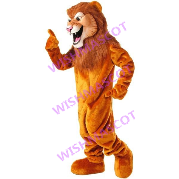 Sturdy Running Lion Mascot Costume