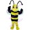 Unrestrained Naive Little Bee Mascot Costume