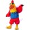 Motivated Red Furry Chicken Mascot Costume