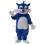 Naughty Blue Cat Mascot Costume
