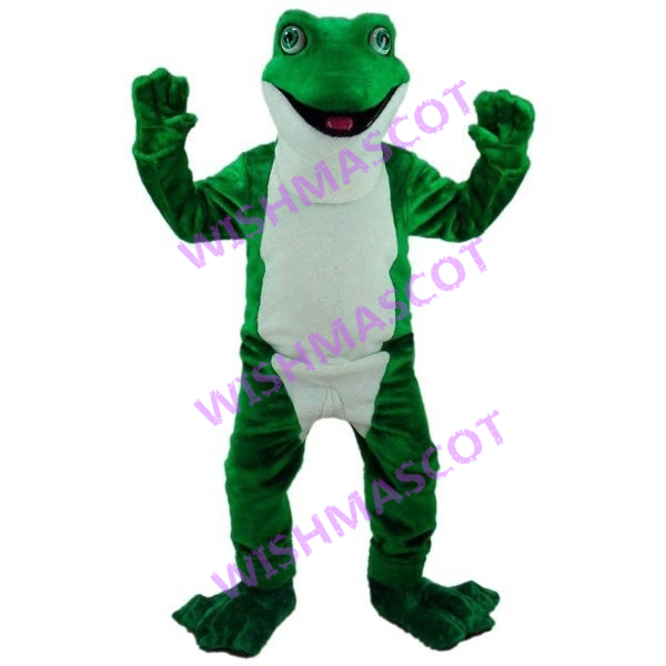 Adult Frog With Agile Posture Mascot Costume