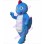 Nice Blue Dinosaur Baby Mascot Costume