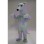 Sturdy Grey Dog Mascot Costume